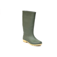 PVC botas de lluvia (verde superior / amarillo Sole)